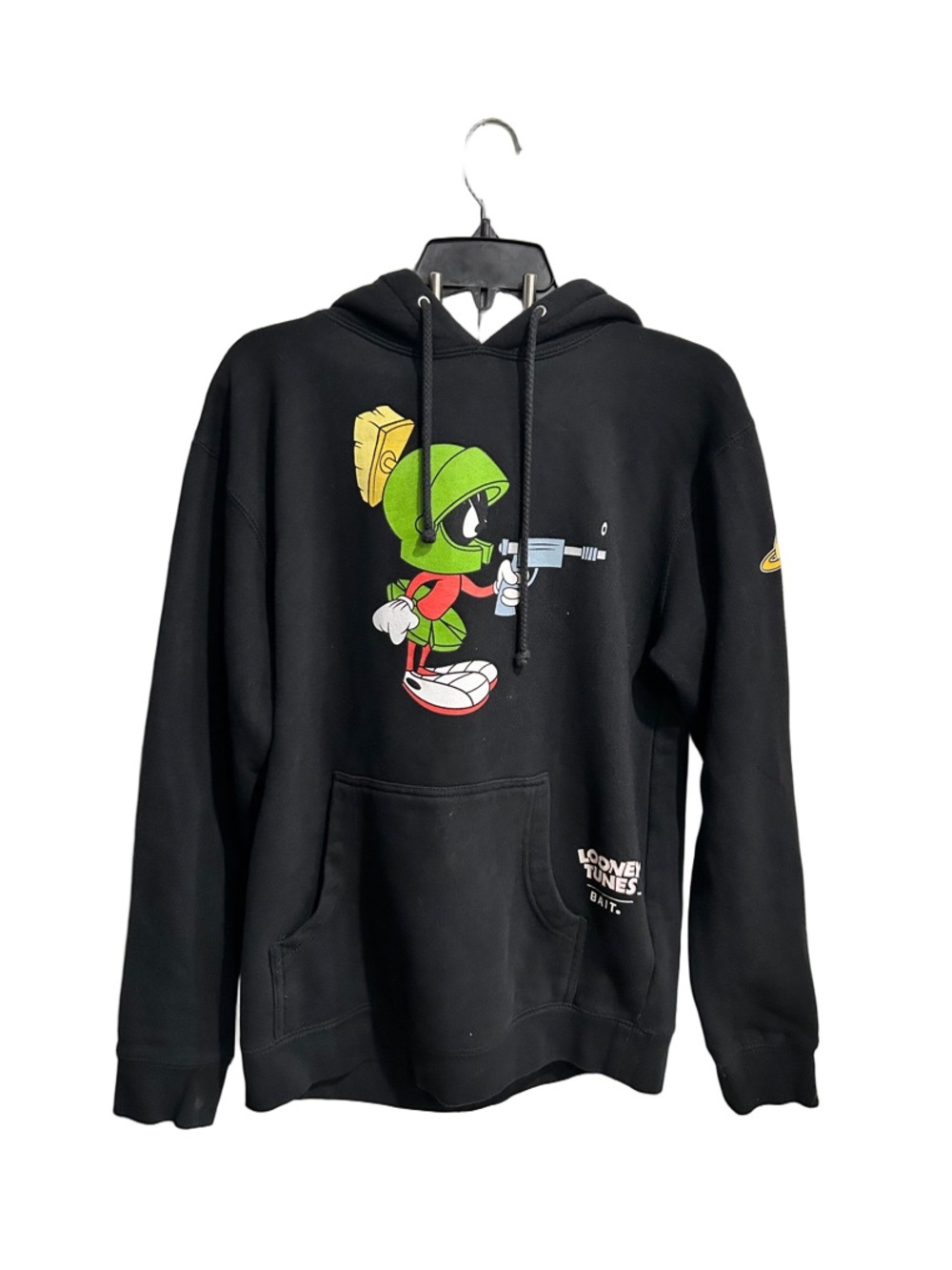 Black Marvin the Martian Graphic Hoodie - Looney Tunes Style